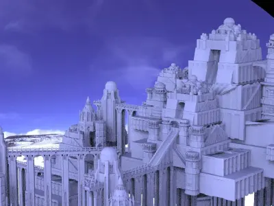 Ancient City Hyboria 3D model