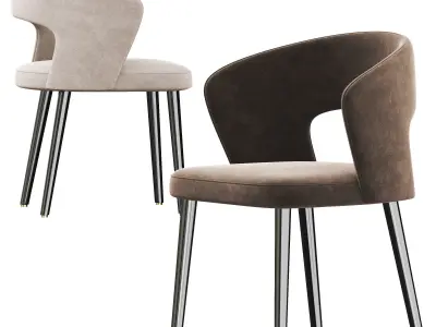 Modern dining chair 3D model shop