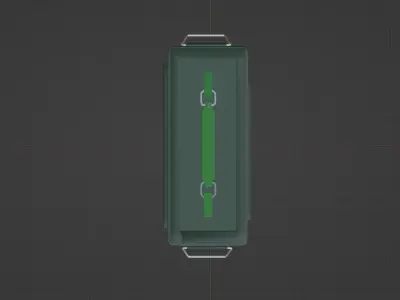 Military ammo box 3D model