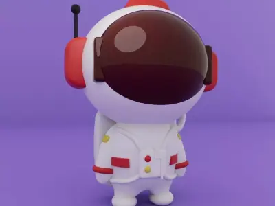 Little Astronaut 3D print model
