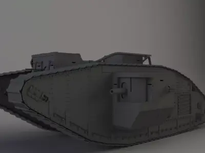 Tank Mark IV 3D model
