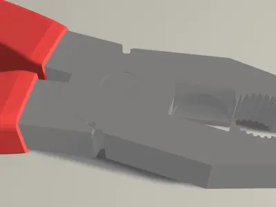 Pinzas pliers Free low-poly 3D model