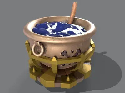 Spell factory 3D model