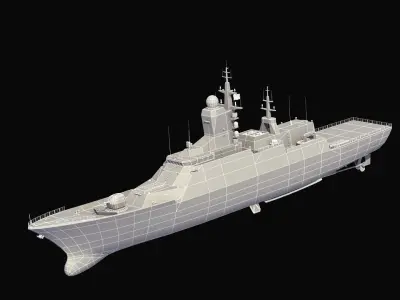 Gremyashchiy Corvette 3D model