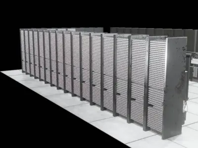 ENIAC first computer 3D model