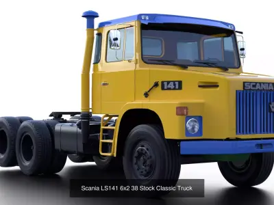 Scania L141 Series - Complete Collection 3D Model Pack