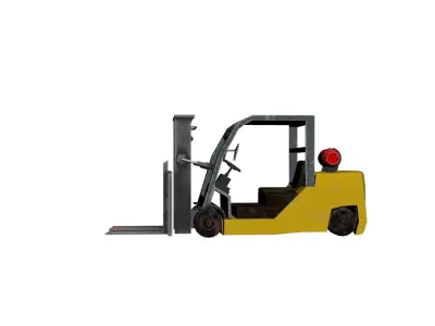forklift Low-poly 3D model from CGTrader - Low-poly