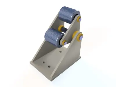 TURNING APPARATUS FOR PIPE WELDING Low-poly 3D model