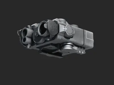 Steiner Optics DBAL A2 IR Laser flashlight Low-poly 3D model