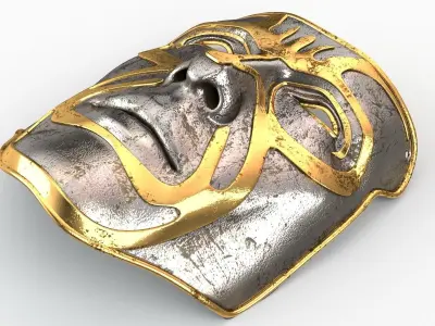 Metal Mask 3D model