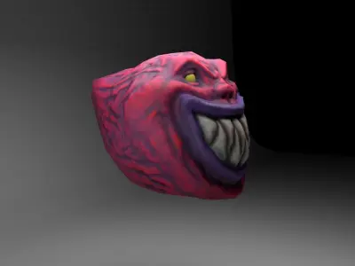 Hell Monster Low Poly Version 3D model