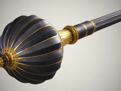 Gada Mace Low-poly 3D model