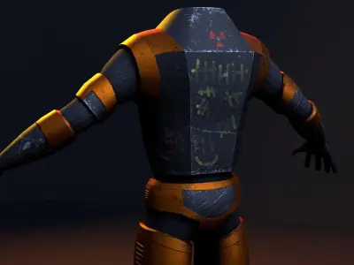  scifi costume Free low-poly 3D model