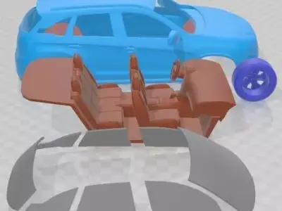 Citroen C4 Aircross 2013 Printable Car 3D print model