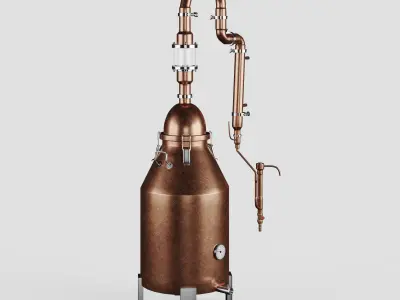 Copper Distiller 3D model