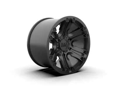 BLACK RHINO ASAGAI WHEEL RIM 3D print model