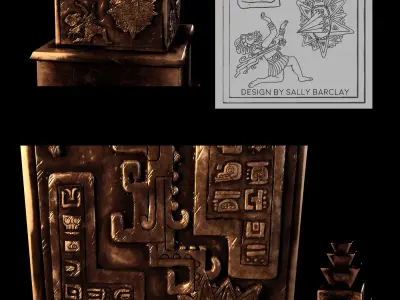 metal tower 3D model