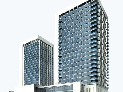 Office Building 3D model 31