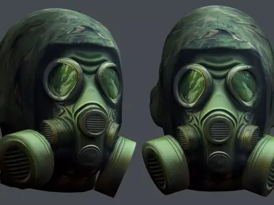 Helmet 3d model military combat Military Low-poly Low-poly 3D model buy