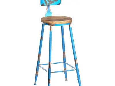 Bar Stool CRAFT 3D model