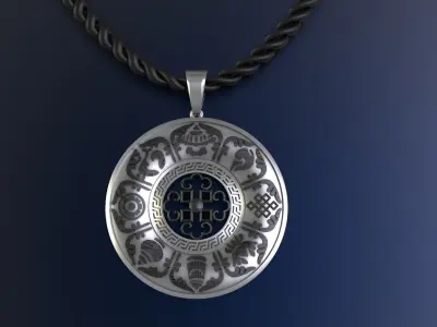 Amulet from baby Niny 3D print model