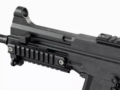 HK UMP 45 Low-poly 3D model