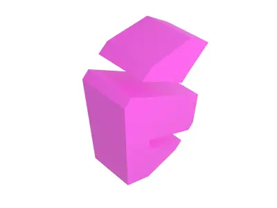 Sci-Fi Number 6 v1 004 Low-poly 3D model