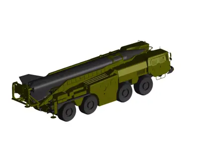 missile system 3D model