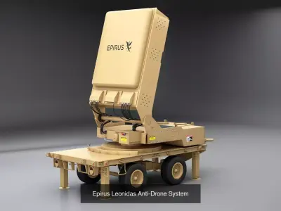 Leonidas Anti Drone System and Shahed - 136 3D Model Pack