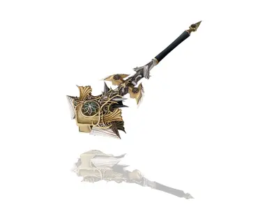 Regalia Axe Low-poly 3D model