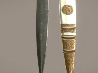 Sword of Tiberius Free low-poly 3D model