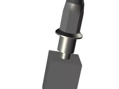 BIG RIG Wheel Lug Nut Spiked 3D print model