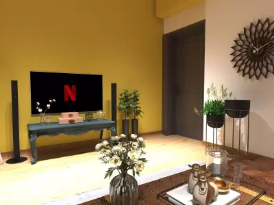 Antique or Heritage or Classical Living Room  3D model
