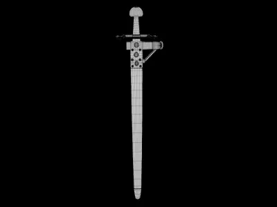 the sword of Louis XIV 3D model
