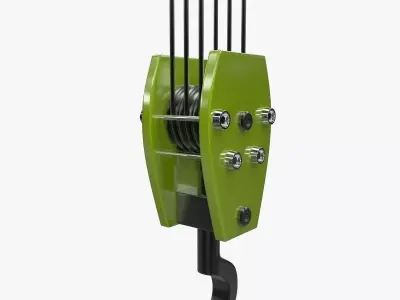 Crane Hook 3D model 3