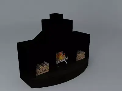 The Corhorst fireplace Free 3D model