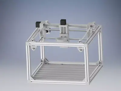 DIY CNC 3D model