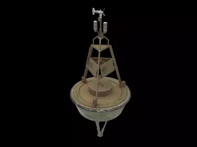 meterological buoy 3D model