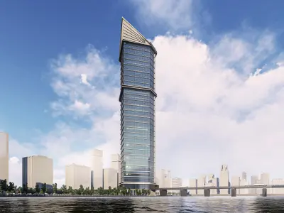 Tower Bridge Exterior Design  Free 3D model