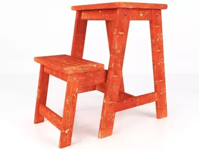stool 3D model buy