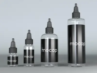 bottle with dispenser 3D model