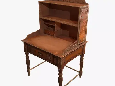 Antiquare Table 2 Low-poly 3D model