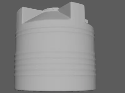 WaterTankCylinder 3D model