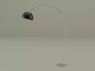 Arc floor lamp Free 3D model