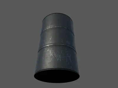 Oil barrel Low-poly 3D model Low-poly 3D model buy