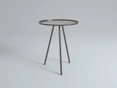 Design Side Table Vintage Antique 3D model