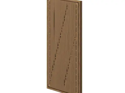 Rattan Wall Decor 3D model