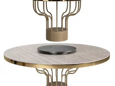 Dining table 3D model 25