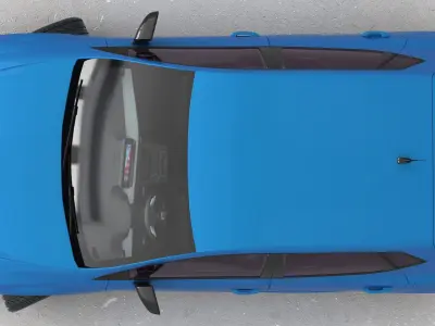 SEAT Ibiza 2022 With interior 3D model