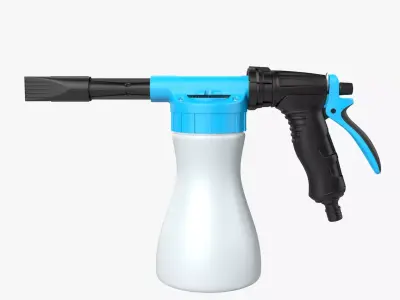 Foam Dispenser Spray Gun 3D model